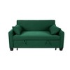 NicBex Convertible Sofa Bed Couch with Adjustable Back & Pillows,Oversized Upholstered Sleeper Sofa for Living Room,Bedroom - 2 of 4