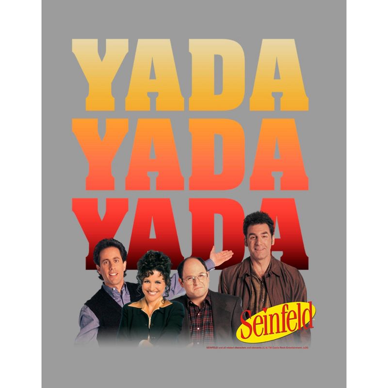 Men's Seinfeld Yada Yada Yada Cast Photo T-Shirt, 2 of 6