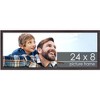 PosterPalooza | Panoramic Textured Brown Picture Frame - UV Acrylic, Foam Board Backing, Hanging Hardware - 2 of 4