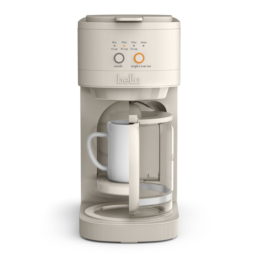 Photos - Coffee Maker bella VersaBrew 2-in-1  Oatmilk: Drip Coffee Machine, 12 oz Capacity, Glass Carafe, Automatic Shut-Off