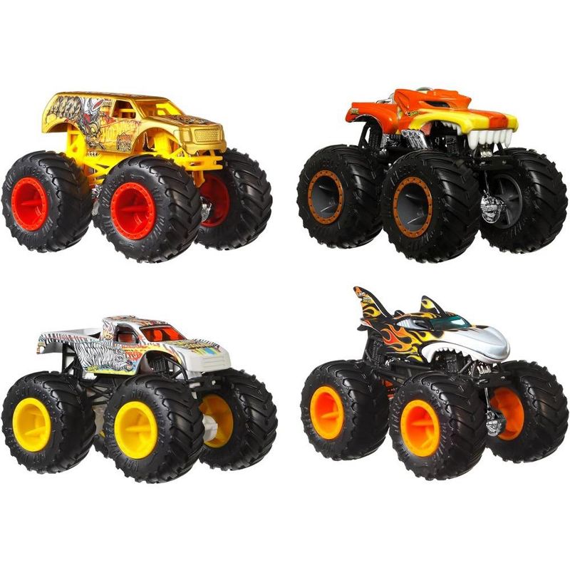 Hot Wheels Monster Trucks 1: 64 Scale 4-Truck Pack, GBP23 Styles May Vary, 5 of 7