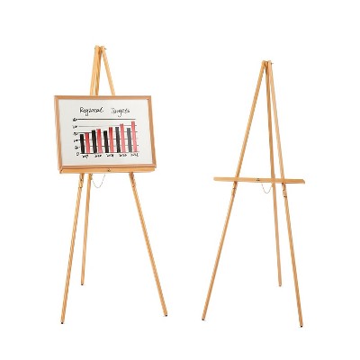 Staples Display Easel 64 Natural Oak 28219US/50447US