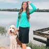Calypsa Women's Long Sleeve UPF 50+ Nora Swim Top - 3 of 3