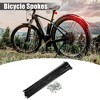 Unique Bargains 14G J Bend Bike Bicycle Spokes With Nipples Steel Black 40 Pcs - 2 of 4