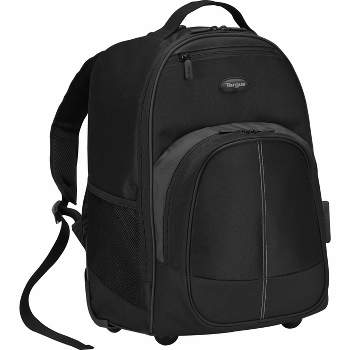 Targus 16” Compact Rolling Backpack, Black
