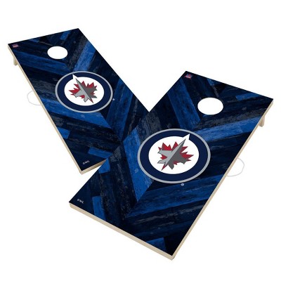 NHL Winnipeg Jets 2'x4' Solid Wood Cornhole Board