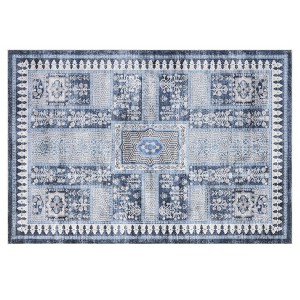 COZONY Vintage Floral Area Rug, Refined Washable Thin Carpet Non Slip for Living Room Bedroom Entryway Study - 1 of 4
