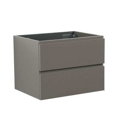 NicBex 29.7" Morden Bathroom Vanity without Sink, Wall Mounted Bathroom Storage Cabinet, 2 Spacious Drawers for Bathroom