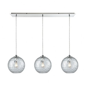 Elk Home Watersphere 3 - Light Chandelier in  Polished Chrome - 1 of 1