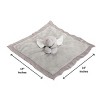 Carter's Elephant Cuddle Blanky 14" X 14" Inch Security Blanket Plush Toy - 3 of 4