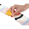 INSPIRE CHIC Women's Striped Printed Skinny Long Satin Silky Neck Scarves 1Pc - 4 of 4
