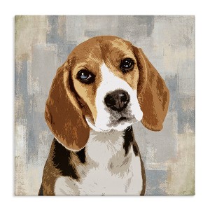 Stupell Industries Pet Beagle Patiently Waiting, 30" x 30" - 1 of 4