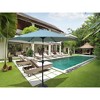 Gulches Frosty Green 108 Inch Patio Umbrella with Tilt and Crank System - 3 of 4