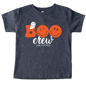 SmileyWorld Boo Crew - Youth Short Sleeve Graphic T-Shirt and Toddler Short Sleeve Graphic T-Shirt - 1 of 3