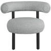 Meridian Furniture,Bordeaux Boucle Fabric Accent Chair - 3 of 4
