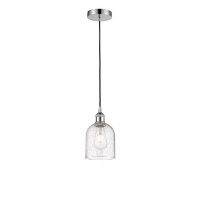Bella - 1 Light Cord Hung Mini Pendant In Industrial Style-9.5 Inches Tall and 5.5 Inches Wide