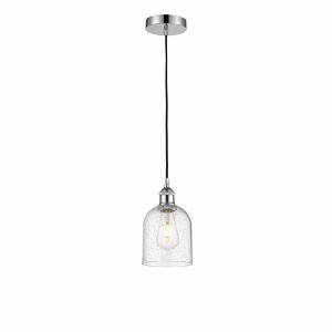 Bella - 1 Light Cord Hung Mini Pendant In Industrial Style-9.5 Inches Tall and 5.5 Inches Wide - 1 of 1