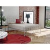East West Furniture,Garland Full Bed Frame with 6 Metal Legs - Magnificent Bed Frame in Powder Coating Silver Color - 2 of 4