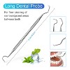 Kitcheniva Stainless Steel Dental Tools 3 Pcs - Plaque & Tartar Scraper, Mirror & Tweezers - 3 of 4