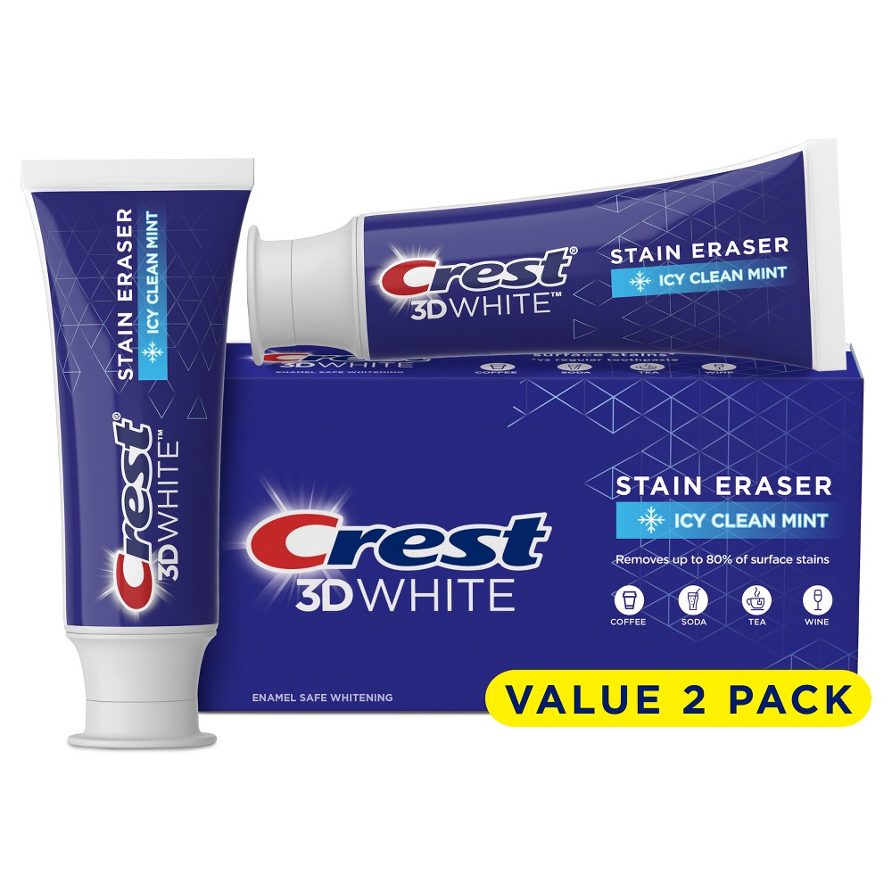 UPC 037000806608 product image for Crest 3D White Stain Eraser Teeth Whitening Toothpaste - Icy Clean Mint - 3.1oz/ | upcitemdb.com