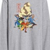 Men's - Avatar: The Last Airbender - Aang Group Long Sleeve Graphic T-Shirt - 2 of 4