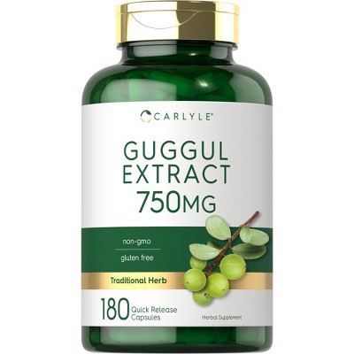 Carlyle Guggul Extract 750 mg Guggulsterone | 180 Capsules