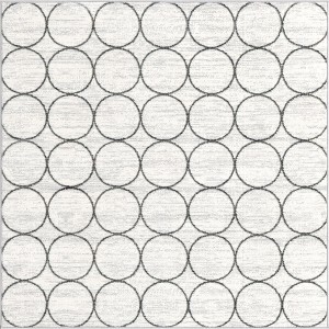 Unique Loom Matrix Trellis Collection Area Rug - Dots - 1 of 4