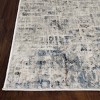 Distressed Contemporary Abstract Modern Indoor Runner or Area Rug by Blue Nile Mills - 2 of 4