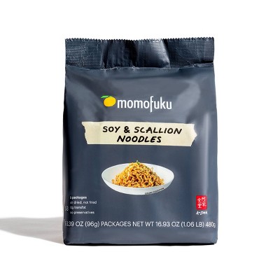 Momofuku x A-Sha Soy & Scallion Noodles - 5ct/16.93oz