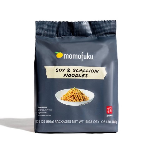Momofuku x A-Sha Soy & Scallion Noodles - 5ct/16.93oz - image 1 of 4