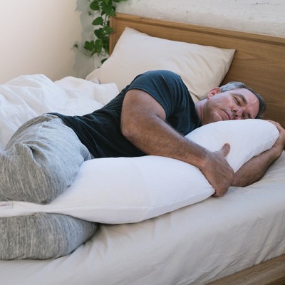Medium/Large White Memory Foam Therapeutic Body Pillow