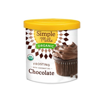 Simple Mills Chocolate Organic Frosting with Coconut Oil - 10oz