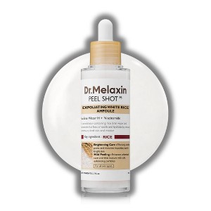 Dr. Melaxin Peel Shot Exfoliatting White  Rice Ampoule | gently removing dead skin cells while delivering nourishing ingredients. - (2.7 oz) - 1 of 2
