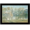 HomeRoots Peaceful Tree Line Black Framed Print Wall Art - 4 of 4
