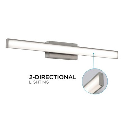 Tonya Satin Nickel 18'' Dimmable LED Vanity Light