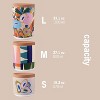 Plant-Based Sustainable Burst Of Colors Storage Jars, Airtight Decorative Canisters for Kitchen Counter, Cork Lid - 19.3 oz. - 2 of 4