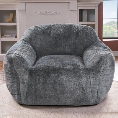 FFKQBH Bean Bag Chair for Adults (Grey)