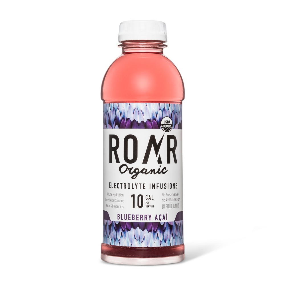 Roar Organic Blueberry Acai Electrolyte Infusions, 18 fl oz (((BBD: 11/2021)))