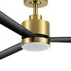 Airsurfer 52-Inch Gold Ceiling Fans with Remote - 2 of 4
