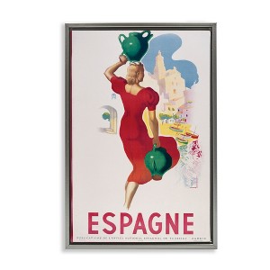 Stupell Industries Vintage Spain Travel Advertisement, 25" x 17" - 1 of 4