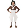 HalloweenCostumes.com Willy Wonka Oompa Loompa Costume for Kids, Chocolate Factory Worker Uniform Overalls Outfit for Halloween - 3 of 4