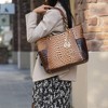 MKF Collection Merlina Faux Crocodile-Embossed Women’s Tote Bag & matching Wallet by Mia K - 3 of 4