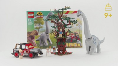Lego Jurassic Park Brachiosaurus Discovery With Jeep Toy 76960