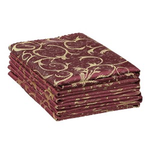 Unique Bargains Cocktail Dinner Wedding Restaurant Party Napkins 19 x 19 Inches 6 Pcs - 1 of 4