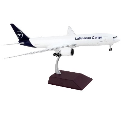 Lufthansa Cargo Boeing 777F White and Blue Diecast Model Airplane