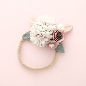 MyKids-Usa Baby Floral Decoration Design Elastic Hair Rope - 1 of 3
