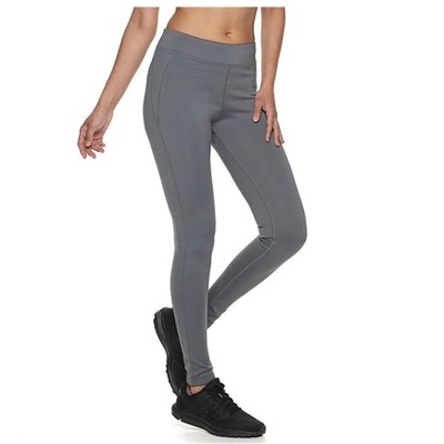 Reebok Womens Solid Compression Athletic Pants