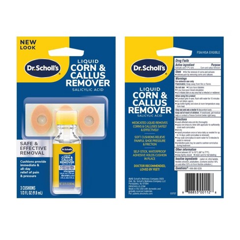 Dr. Scholl's Callus Remover Seal & Heal Bandage with Hydrogel Technology,  4ct // Removes Calluses Fast and Provides Cushioning Protection Against  Shoe