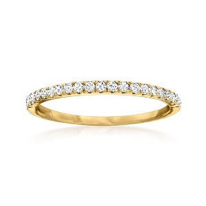 RS Pure by Ross-Simons 0.25 ct. t.w. Diamond Stackable Ring in 14kt Yellow Gold - 1 of 4