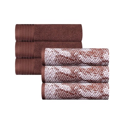 Cotton Marble and Solid Medium Weight Assorted Towel Set by Blue Nile Mills